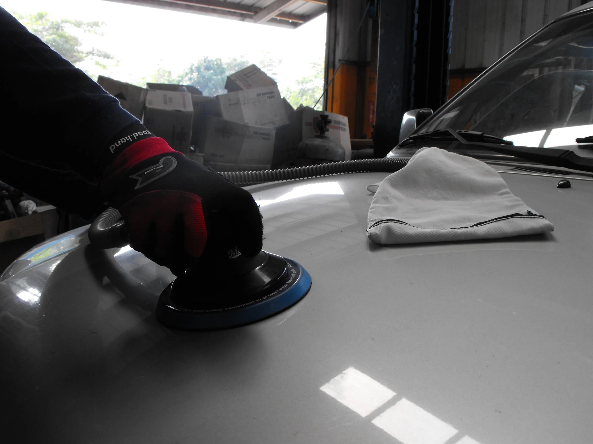 Master Palm Heavy Duty 5" Dual Action Random Orbital Palm Sander with Dust Collector , 1.2hp, 11000 Rpm - 57520 - USD $280 - Master Palm Pneumatic