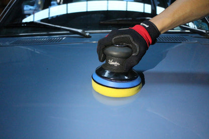 Master Palm 57500 Industrial 5" Heavy Duty Dual Action Random Orbital Palm Sander, 11000 Rpm, 1.2 Hp, 0.2" Orbit Size - 57500 - USD $250 - Master Palm Pneumatic