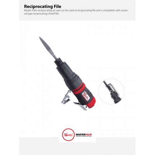 Master Palm Heavy Duty Reciprocating Pneumatic Air Saw And Pneumatic Air File, 6000 Bpm