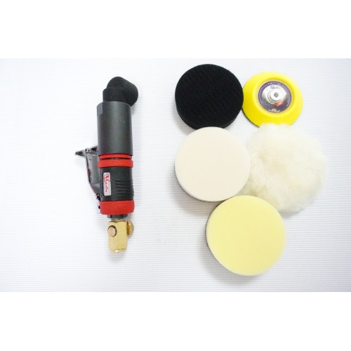 Master Palm 3"  Right Angle Gear Polisher And Buffer Set - Planetary Gear Set - 3000 Rpm