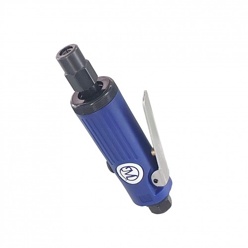 Master Palm Mini Composite Gearless Straight Pneumatic Air Die Grinder with 1/4 and 1/8 inch collets, 25000RPM