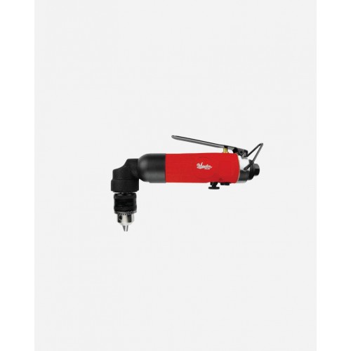 Master Palm Industrial 1/2 inch reversible right angle pneumatic air drill, 1700RPM, with a detachable side handle