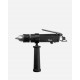 Master Palm MPT 21460 - Reversible 3/8"  Straight Inline Pneumatic Air Drill With Side Handle, 1800 Rpm