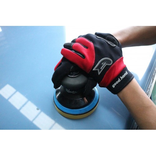 Master Palm Industrial 5"  Heavy Duty Dual Action Orbital Palm Sander, 11000 Rpm, 1.2 HP, 0.2" Orbit Size