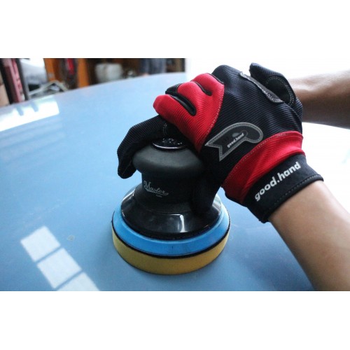 Master Palm Industrial 5"  Heavy Duty Dual Action Orbital Palm Sander, 11000 Rpm, 1.2 HP, 0.2" Orbit Size