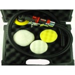 3"  Pad Low Profile Right Angle Mini Air Polisher Set, 4000 Rpm